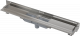 Водоотводящий желоб с порогами для перфорированной решетки и регулируемым воротником к стене, вертикальный сток AlcaPlast APZ1104-550 Душевой лоток Alcaplast Flexible Low APZ1104-550 без решетки пластик, сталь (APZ1104-550)