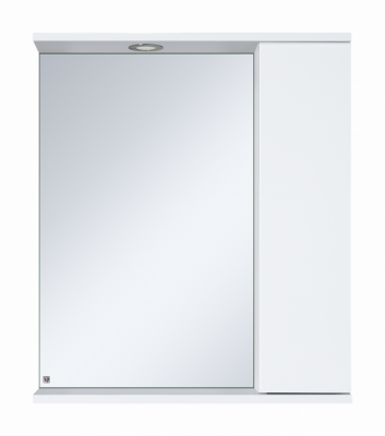 Зеркальный шкаф Misty Лира - 60 правый белый П-Лир04060-013П