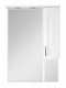 Зеркальный шкаф в ванную Misty Амбра 80 правый подсветка 78х100 (П-Амб0280-0322ЯП)  (П-Амб0280-0322ЯП)