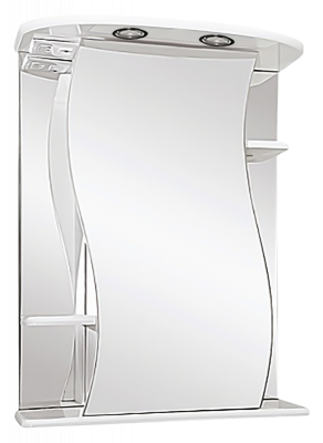 Зеркальный шкаф для ванной Misty Лиана 60 правый подсветка 60х72 (Э-Лиа02060-01СвП)