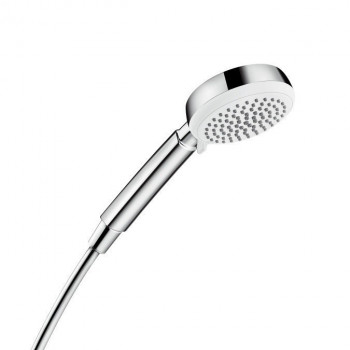Ручной душ Hansgrohe Crometta 100 Vario EcoSmart 26827400 (белый хром)