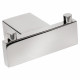 Крючок двойной для ванной Mediclinics Harmonia AI2418C, нержавеющая сталь, поверхность: глянцевая  (AI2418C)