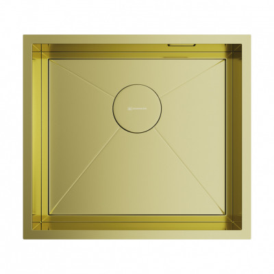 Мойка Omoikiri прямоугольная 490х440 мм Kasen 49-16 INT LG нерж.сталь, светлое золото (4997054)