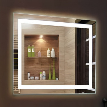 Зеркало в ванную с LED подсветкой Relisan DORIS Гл000025833, 120x80 прямоугольное