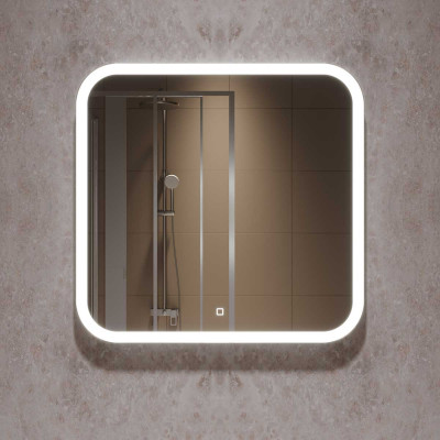 Зеркало в ванную Vincea LED VLM-2A700 700x680 сенсорный выкл диммер прямоугольное