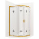 Душевой угол Ambassador Royal 120x90 18015302 пр-ль золото стекло белое с рисунком  (18015302)