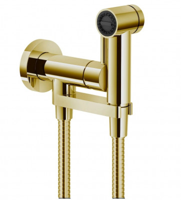 Гигиенический душ (комплект со смесителем) Nobili AV00600GDP, золото