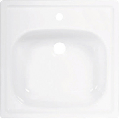 Мойка для кухни ВИЗ Antika 50 AMC-51101 белая сталь квадратная
