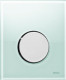 TECE TECEloop Urinal, панель смыва для писсуара стеклянная. Стекло зеленое, клавиша нержавеющая сталь. 9242662  (9242662)