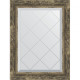 Зеркало настенное Evoform ExclusiveG 71х53 BY 4006 с гравировкой в багетной раме Старое дерево с плетением 70 мм  (BY 4006)
