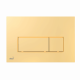 Кнопка управления для скрытых систем инсталляции, золотой AlcaPlast M575 Клавиша смыва Alcaplast Thin M575 Золото пластик (M575)