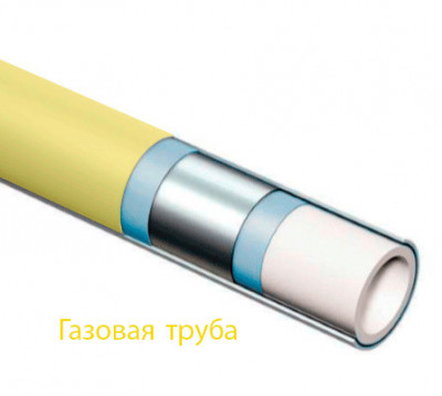 Многослойная металлополимерная композитная труба 50 TECEflex PE-Xc/Al/PE-RT для газа, штанга 50x4,5 (732450)