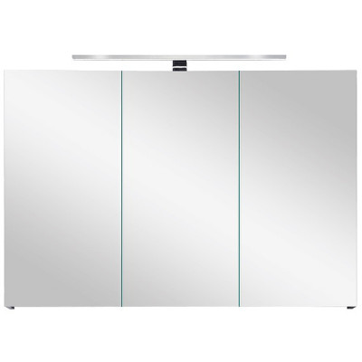 Зеркальный шкаф в ванную Orans BC-4023W 100 40231000w с подсветкой белый глянец
