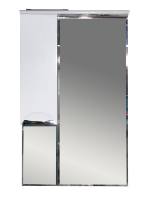 Зеркальный шкаф Misty Орхидея - 65 со светом белый левый П-Жас02065-011СвЛ