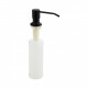 Дозатор для жидкого мыла и моющих средствBRIMIX. черный, Врезной, под раковину, пластиковый, 300 мл (6284)  (6284)