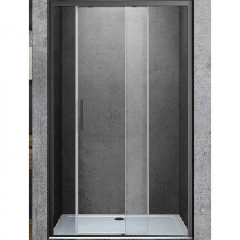 Душевая дверь Vincea Soft 110 VDS-3SO110CLGM пр-ль вороненая сталь стекло прозрачное