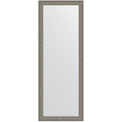 Зеркало настенное Evoform Definite 144х54 BY 3104 в багетной раме Виньетка состаренное серебро 56 мм