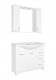 Комплект мебели для ванной Style Line Олеандр-2 100 Люкс белый  (ЛС-00000171+ЛС-00000584+ЛС-00000583)