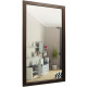 Зеркало в ванную Silver Mirrors Феррара 45 ФР-00002451 в багетной раме - коричневый 40 мм прямоугольное  (ФР-00002451)
