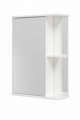 Зеркальный шкафчик Onika Карина 55 белый, универсальный (205530)
