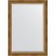 Зеркало настенное Evoform Exclusive 103х73 BY 3458 с фацетом в багетной раме Состаренная бронза с плетением 70 мм  (BY 3458)