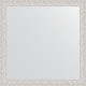 Зеркало настенное Evoform Definite 61х61 BY 3130 в багетной раме Чеканка белая 46 мм  (BY 3130)