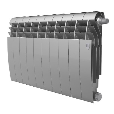 Радиатор Royal Thermo BiLiner 350 /Silver Satin VDR - 10 секций (RTBSSVDR35010)