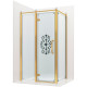 Душевой угол Ambassador Royal 120x80 18015310-L пр-ль золото стекло прозрачное с рисунком  (18015310-L)
