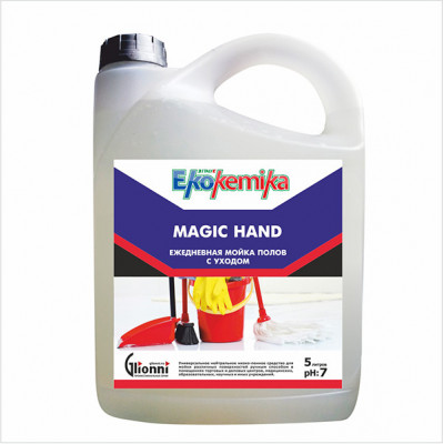 Ekokemika Magic Hand Универсальное нейтральное  низкопенное средство  для мойки различных поверхностей, 5 л