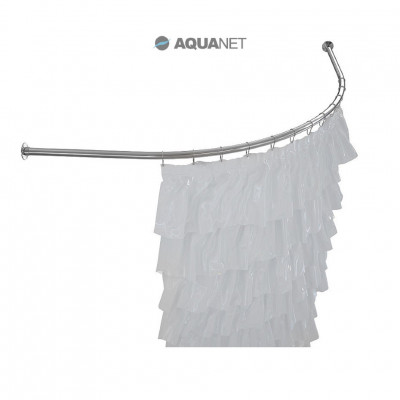 Aquanet Mayorca 00162369 карниз на ванну дуга 150 см, хром