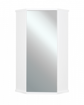Зеркальный шкаф для ванной Misty Лилия 34 подвесной (угловой) БФ 34х73 (Э-Лил08034-014бф)