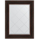 Зеркало настенное Evoform ExclusiveG 91х69 BY 4119 с гравировкой в багетной раме Темный прованс 99 мм  (BY 4119)