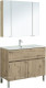 Комплект мебели для ванной Aquanet Алвита New 100 1 ящик, 2 дверцы, дуб веллингтон белый (00274115)  (00274115)