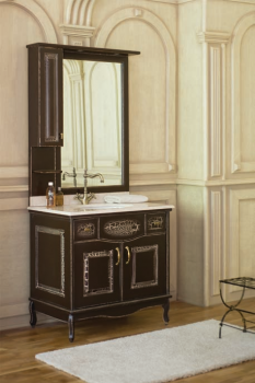 Аллигатор-мебель Capan F(D) (венге + старый лак) комплект мебели для ванной, массив дуба