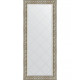 Зеркало напольное Evoform ExclusiveG Floor 205х85 BY 6334 с гравировкой в багетной раме Барокко серебро 106 мм  (BY 6334)