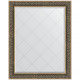 Зеркало настенное Evoform ExclusiveG 124х99 BY 4379 с гравировкой в багетной раме Вензель серебряный 101 мм  (BY 4379)