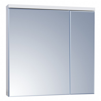Зеркальный шкаф Aquaton Брук 80 белый (1A200602BC010), для ванной