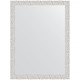 Зеркало настенное Evoform Definite 81х61 BY 3162 в багетной раме Чеканка белая 46 мм  (BY 3162)