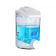 Диспенсер для жидкого мыла шампуня Primanova прозрачный с белым (400 мл) 9х9.6х16.9 см TITIZ  (D-SD58)