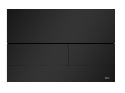 TECEsquare II Металлическая панель смыва унитаза II для системы с двойным смывом, материал металл, цвет панели черный, цвет клавиш черный (9240833)