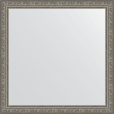 Зеркало настенное Evoform Definite 74х74 BY 3232 в багетной раме Виньетка состаренное серебро 56 мм