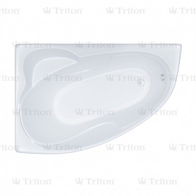 Ванна акриловая Triton Кайли (правая) асимметричная 150х101 см