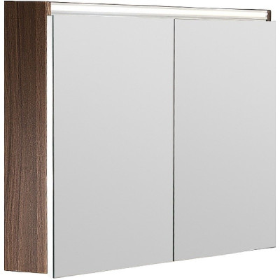 Зеркальный шкаф для ванной Armadi Art Vallessi 547-D 80х65 см, дуб темный матовый