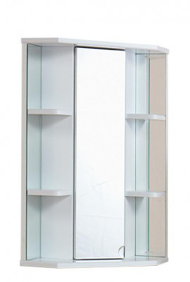 Зеркальный шкафчик Onika Кредо 35 белый, универсальный, угловой (303501)
