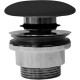 Донный клапан GSI PVC26 Click-Clack черный матовый  (PVC26)