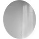 Зеркало в ванную Jorno Solo 77 Solo.02.77/W/RL с подсветкой с сенсорным выкл и часами округлое  (Solo.02.77/W/RL)