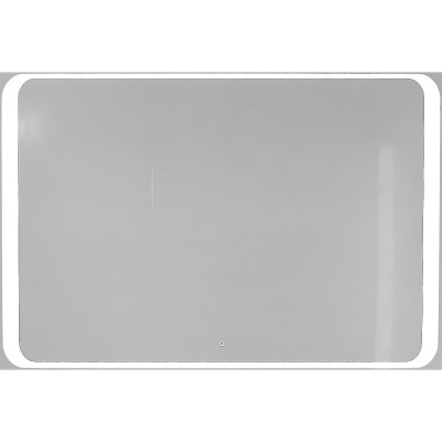 Зеркало в ванную Jorno Modul 120 Mоl.02.120/W с подсветкой с сенсорным выключателем прямоугольное