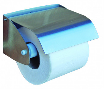 Держатель туалетной бумаги Mediclinics medisteel AI0129CS с крышкой, нержавеющая сталь, матовая поверхность