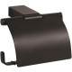 Держатель для туалетной бумаги Bemeta Nero 135012010 с крышкой черный матовый  (135012010)