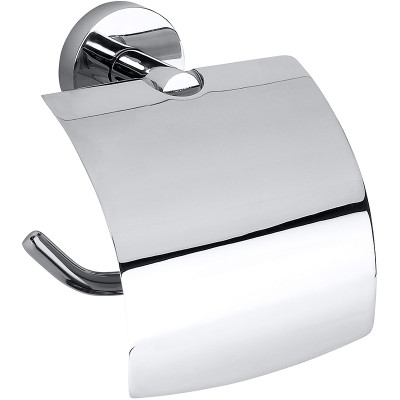 Держатель туалетной бумаги Bemeta Omega арт 104112012 с крышкой Хром